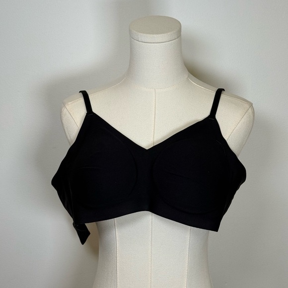 HONEYLOVE Liftwear Silhouette Wireless Bra In Black Color ‘Vamp’ Size Small - Picture 11 of 12